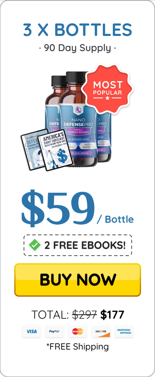 NanoDefense Pro - 3 Bottles